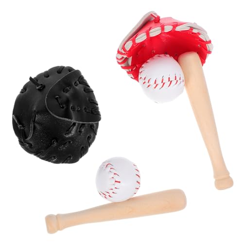 HOOTNEE 1 Satz Baseballset mit Handschuhen und Schlägern Teiliges für Puppenhaus Dekoration Realistische Nachbildung für Kreative Spielumgebungen Kombinierbar HOOTNEE 1 Satz Baseballset mit Handschuhen und Schlägern Teiliges für Puppenhaus Dekoration Realistische Nachbildung für Kreative Spielumgebungen Kombinierbar von HOOTNEE