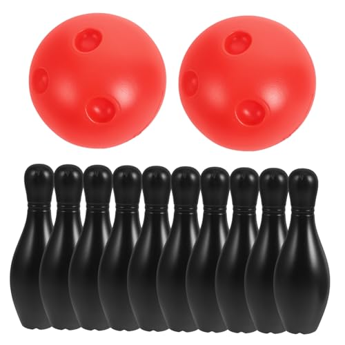 HOOTNEE 1 Satz Bowling für Rote Bowlingbälle Indoor Sportspiel für Eltern Interaktion für Partys und Reisen Sicheres Material für Unbeschwerte Spielstunden HOOTNEE 1 Satz Bowling für Rote Bowlingbälle Indoor Sportspiel für Eltern Interaktion für Partys und Reisen Sicheres Material für Unbeschwerte Spielstunden von HOOTNEE