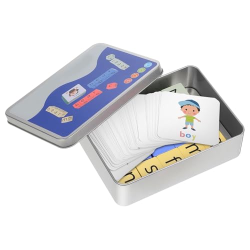 HOOTNEE 1 Satz Buchstabierwortkarten Rechtschreibspiele Kindergarten-Homeschool-Zubehör Alphabetspiele Wortspiel Wortrennen-Würfelspiel passendes Buchstabenspiel für hölzern HOOTNEE 1 Satz Buchstabierwortkarten Rechtschreibspiele Kindergarten-Homeschool-Zubehör Alphabetspiele Wortspiel Wortrennen-Würfelspiel passendes Buchstabenspiel für hölzern von HOOTNEE