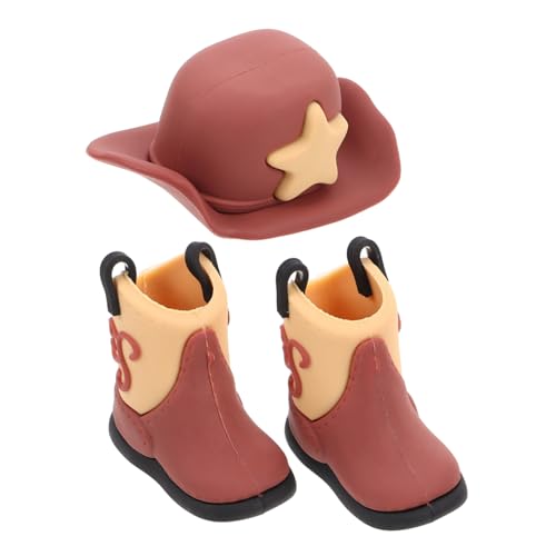 HOOTNEE 1 Satz Cowboy Hut und Stiefel Deko Set Western Kuchendekoration für Geburtstagsfeiern Themenpartys für Sammler und Braunes Softmaterial HOOTNEE 1 Satz Cowboy Hut und Stiefel Deko Set Western Kuchendekoration für Geburtstagsfeiern Themenpartys für Sammler und Braunes Softmaterial von HOOTNEE