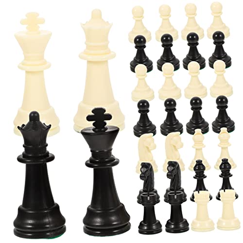HOOTNEE 1 Satz Ersatzteile für Schachfiguren aus Internationale Schachstücke Königshöhe ohne Schachbrett Langlebig und Tragbar für Schachliebhaber und Spieler HOOTNEE 1 Satz Ersatzteile für Schachfiguren aus Internationale Schachstücke Königshöhe ohne Schachbrett Langlebig und Tragbar für Schachliebhaber und Spieler von HOOTNEE