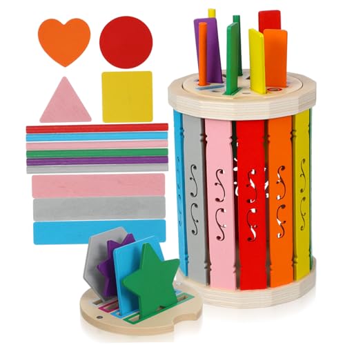 HOOTNEE 1 Satz Farbsortierbecher für Kleinkinder Pädagogisches Feinmotorik Holzspielzeug für Farbklassifizierung im Spielzimmer Kompakt und Leicht HOOTNEE 1 Satz Farbsortierbecher für Kleinkinder Pädagogisches Feinmotorik Holzspielzeug für Farbklassifizierung im Spielzimmer Kompakt und Leicht von HOOTNEE