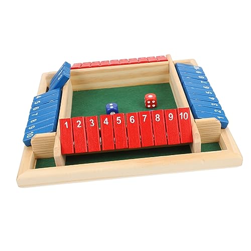 HOOTNEE 1 Satz Holz Würfelspiel Interaktives Brettspiel für Partys Ktv Unterhaltung Tragbares für Spieler mit Nummerierten Würfeln Sicher und Zuverlässig für Gesellige Abende HOOTNEE 1 Satz Holz Würfelspiel Interaktives Brettspiel für Partys Ktv Unterhaltung Tragbares für Spieler mit Nummerierten Würfeln Sicher und Zuverlässig für Gesellige Abende von HOOTNEE