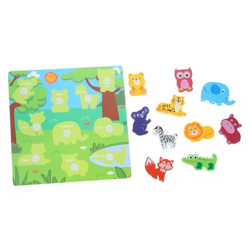 HOOTNEE 1 Satz Holzpuzzle für Kleinkinder Lernspielzeug für Vorschulkinder Montessori Puzzles Sicheres und Kreatives Konzentration und Fantasie Geeignet für Jahren HOOTNEE 1 Satz Holzpuzzle für Kleinkinder Lernspielzeug für Vorschulkinder Montessori Puzzles Sicheres und Kreatives Konzentration und Fantasie Geeignet für Jahren von HOOTNEE