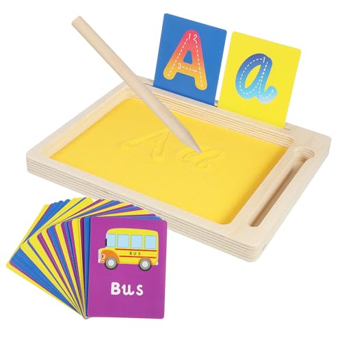 HOOTNEE 1 Satz Kinderschreibunterrichtshilfen Sandkästen Vorschulklassen müssen haben Kindergarten Klassenzimmer müssen haben Projektor zum Zeichnen von Kindern Montessori-Tabletts hölzern HOOTNEE 1 Satz Kinderschreibunterrichtshilfen Sandkästen Vorschulklassen müssen haben Kindergarten Klassenzimmer müssen haben Projektor zum Zeichnen von Kindern Montessori-Tabletts hölzern von HOOTNEE