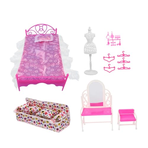 HOOTNEE Mini-möbelmodell Ungefärbt 1 Set Mini-hauskommode Schmuck Dekoratives Frisiertischmodell Für Fantasievolles Spielen Von Jungen Und Mädchen von HOOTNEE