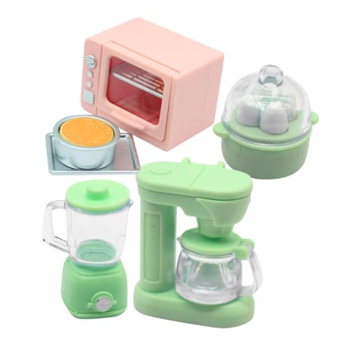 1 Satz Miniatur-Küchenspielzeug Kinder Spielen Küchenzubehör Modell Einer Miniatur-Kaffeemaschine small Kitchen appliances Espressomaschine Mini-Kaffeemaschine Mini-Hausversorgung von HOOTNEE