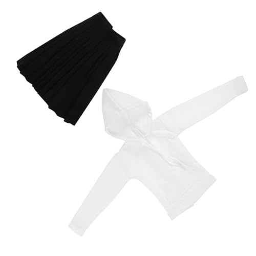 HOOTNEE 1 Satz Puppenkleidung für Puppen Sportliches Sweatshirt mit Schwarzer Dekorative Accessoires für Kreative Weiche und Strapazierfähige Materialien HOOTNEE 1 Satz Puppenkleidung für Puppen Sportliches Sweatshirt mit Schwarzer Dekorative Accessoires für Kreative Weiche und Strapazierfähige Materialien von HOOTNEE