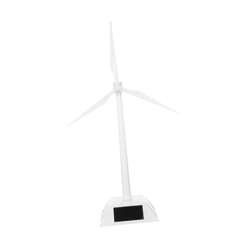 HOOTNEE Solarbetriebene Miniatur-windmühle Aus Kunststoff Windmühlenmodell Zum DIY-solarmodell Für Schreibtisch Und Heimdekoration Bastelset Ohne Batterien Solarbetriebene Windmühle von HOOTNEE