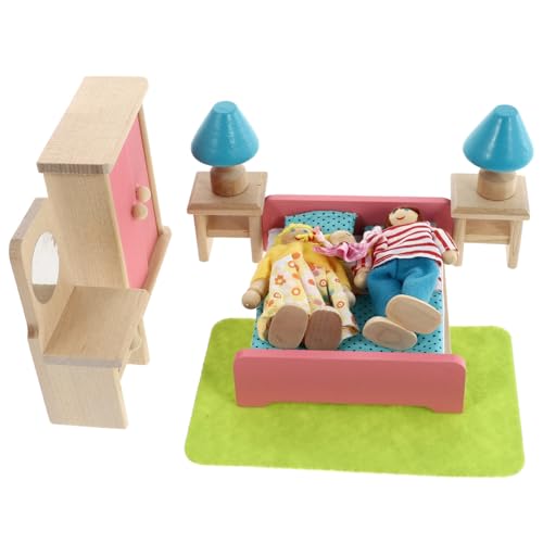HOOTNEE 1 Satz Spielhaus Spielzeug Miniatur-Hausmöbel Möbel Kinderspielzeug interaktives Spielzeug kinderzimmer zubehör Spielzeuge Spielset aus Holz Spielhausspielzeug Spielhaus-Requisite von HOOTNEE