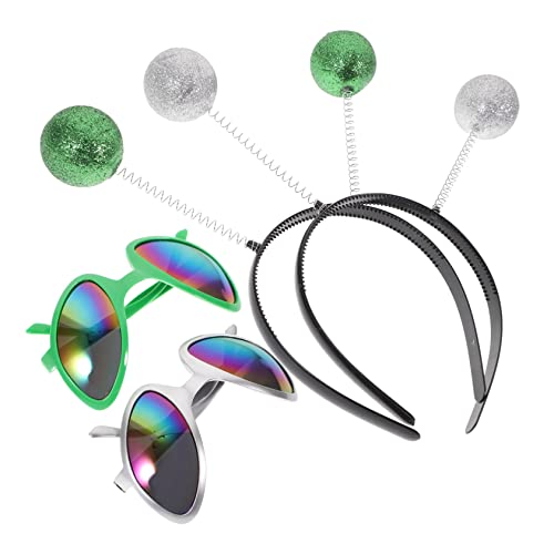 HOOTNEE 1 Set Alien Stirnbandbrille, Alien Stirnbänder, Lustige Alien Brille, Lustige Party Stirnbänder, Festival Party Brille, Alien Haarbänder, Alien Requisite, Neuartige Brille, HOOTNEE 1 Set Alien Stirnbandbrille, Alien Stirnbänder, Lustige Alien Brille, Lustige Party Stirnbänder, Festival Party Brille, Alien Haarbänder, Alien Requisite, Neuartige Brille, von HOOTNEE