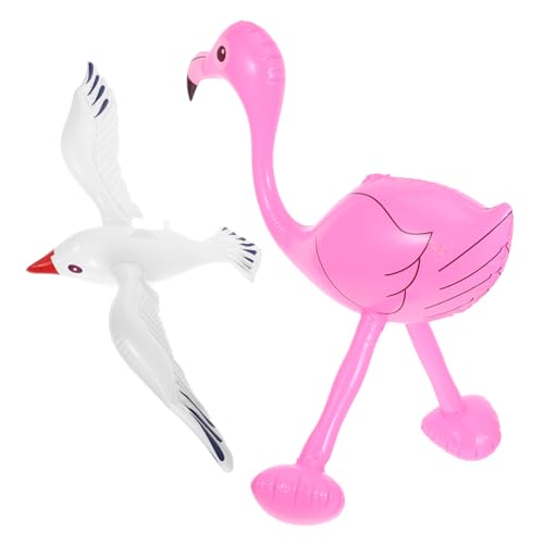 HOOTNEE 1 Set Aufblasbarer Möwen Wasserballon Aufblasbarer Flamingo Ballon Schwimmbad Möwen Ballon Strand Aufblasbares Für Meeresspielzeug Ballonspielzeug Gummi von HOOTNEE