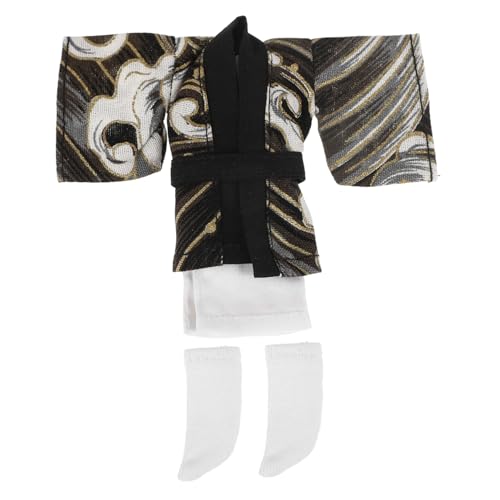 HOOTNEE 1 Set Babykleidung Kimono Set Actionfiguren Kleidung Puppenzubehör Actionfiguren Kleidung Puppenkleidung Actionfiguren Kleidung Puppenhaus Kleidung Anziehpuppen Puppenhaus von HOOTNEE