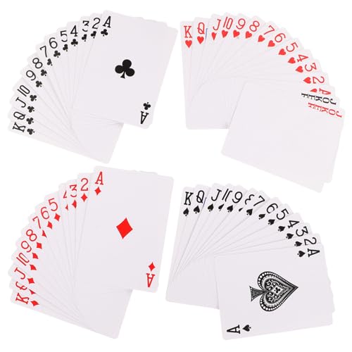 HOOTNEE Pokerkarten Blanko Unlackiert Wärmeübertragungspapier Pokerkarten Für Spiele von HOOTNEE