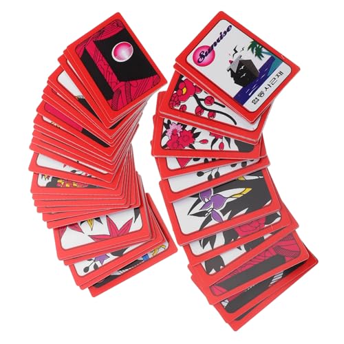 HOOTNEE 1 Set Brettspiel Zeichenkarten, Papier Pokerkarten, Partyspielkarten, Kartenspielzeug, Brettspielkarten, Tischspielkarten, Familienspielkarten, Tragbare Karten, Partyzubehör, HOOTNEE 1 Set Brettspiel Zeichenkarten, Papier Pokerkarten, Partyspielkarten, Kartenspielzeug, Brettspielkarten, Tischspielkarten, Familienspielkarten, Tragbare Karten, Partyzubehör, von HOOTNEE