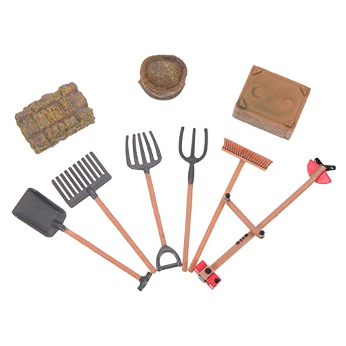 HOOTNEE 1 Set Farmwerkzeug Modell, Kinderwerkzeuge, Miniatur Farmwerkzeuge, Farmwerkzeuge Für Kinder, Farmspielzeug, Gartenset Für Kinder, Mini Werkzeugset, Mini Farmwerkzeuge, Spielzeug, HOOTNEE 1 Set Farmwerkzeug Modell, Kinderwerkzeuge, Miniatur Farmwerkzeuge, Farmwerkzeuge Für Kinder, Farmspielzeug, Gartenset Für Kinder, Mini Werkzeugset, Mini Farmwerkzeuge, Spielzeug, von HOOTNEE