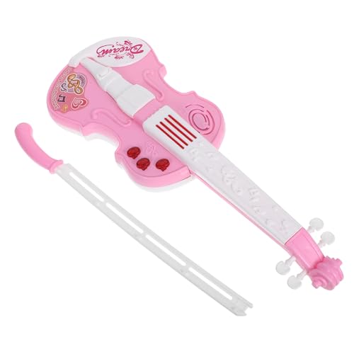 HOOTNEE 1 Set Geigenspielzeug Für Kinder: Musikinstrument Mit Realistischem Design Und Einfacher Spielfunktion – Kleinkindgeige Für Frühes Musiklernen, Süß Und Tragbar HOOTNEE 1 Set Geigenspielzeug Für Kinder: Musikinstrument Mit Realistischem Design Und Einfacher Spielfunktion – Kleinkindgeige Für Frühes Musiklernen, Süß Und Tragbar von HOOTNEE