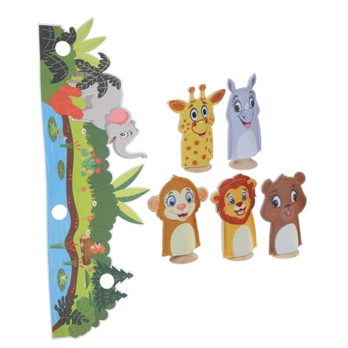 HOOTNEE 1 Set Filz Finger Puppen Spielzeug Weiche Spielzeug für Jungen und Mädchen Storytelling und Rolle Spielen HOOTNEE 1 Set Filz Finger Puppen Spielzeug Weiche Spielzeug für Jungen und Mädchen Storytelling und Rolle Spielen von HOOTNEE