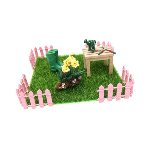 HOOTNEE 1 Set Mini Gartenset, Miniatur Hof Layout, Schmückt Mini Hof Modelldekor, Puppenhaus Bastelset, Puppenhaus Modell, Mini Landschaftsdekor, Mini Puppenhaus Modelldekor, Zaun, Mini HOOTNEE 1 Set Mini Gartenset, Miniatur Hof Layout, Schmückt Mini Hof Modelldekor, Puppenhaus Bastelset, Puppenhaus Modell, Mini Landschaftsdekor, Mini Puppenhaus Modelldekor, Zaun, Mini von HOOTNEE