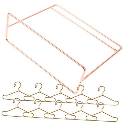 HOOTNEE 1satz Dekorativen Kleiderbügeln Für Puppen Kleiderbügel Für Puppenmode Für Aufbewahrung Und Präsentation Von Puppenkleidern Kleiner Roségoldener Kleiderständer Goldene HOOTNEE 1satz Dekorativen Kleiderbügeln Für Puppen Kleiderbügel Für Puppenmode Für Aufbewahrung Und Präsentation Von Puppenkleidern Kleiner Roségoldener Kleiderständer Goldene von HOOTNEE