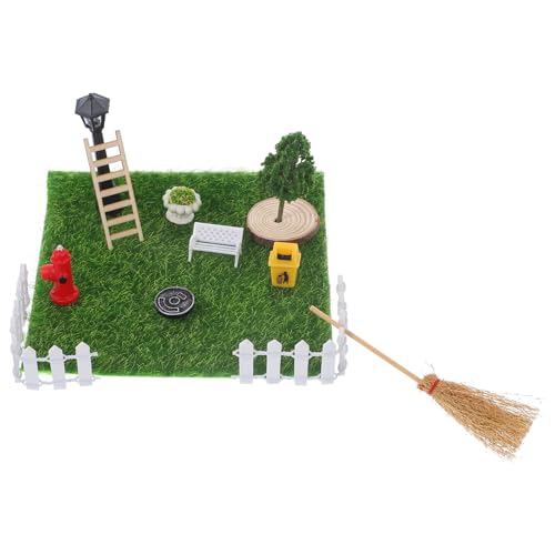 HOOTNEE 1 Set Mini Kunststoff Bastelarbeiten, DIY Mini Ornament, Landschaftsdekor, Kleines Modell, Puppenhaus Requisiten, Mini Bastelarbeiten, Puppenhof Ornamente, Mini Dekorationen, von HOOTNEE