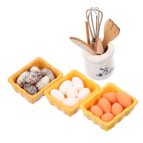 HOOTNEE 1 Set Mini Möbel, Gefälschte Küchengeschirrform, Miniatur Hausdekor, Puppenhausdekor, Miniatur Küchengeschirr, Mini, Eierschläger, Gefälschtes Küchengeschirrmodell, Miniatur von HOOTNEE