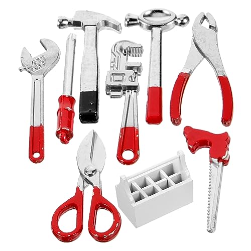 HOOTNEE 1 Set Mini Werkzeugkasten, Mini Möbel Requisite, Mini Hauswerkzeuge, Miniatur Spielzeug, Spielzeug, Mini Werkzeuge, Miniatur Hauszubehör, Mini Hauszubehör, Miniatur HOOTNEE 1 Set Mini Werkzeugkasten, Mini Möbel Requisite, Mini Hauswerkzeuge, Miniatur Spielzeug, Spielzeug, Mini Werkzeuge, Miniatur Hauszubehör, Mini Hauszubehör, Miniatur von HOOTNEE