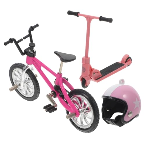 HOOTNEE 1satz Miniatur Fahrrad Mit Helm Für Dekoration Outdoor- Und Leichtgewichtige Deko Für Kleine Wohnräume Fotorequisite HOOTNEE 1satz Miniatur Fahrrad Mit Helm Für Dekoration Outdoor- Und Leichtgewichtige Deko Für Kleine Wohnräume Fotorequisite von HOOTNEE