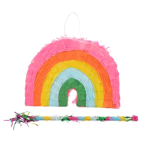 HOOTNEE 1 Set Piñata, Karnevalsspiele, Partyzubehör Für Geburtstage, Spiele Für Kindergeburtstage, Weihnachtsparty, Regenbogen Kuchendekoration, Party Krachmacher, Geburtstags HOOTNEE 1 Set Piñata, Karnevalsspiele, Partyzubehör Für Geburtstage, Spiele Für Kindergeburtstage, Weihnachtsparty, Regenbogen Kuchendekoration, Party Krachmacher, Geburtstags von HOOTNEE