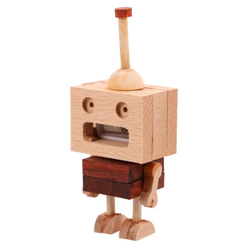 HOOTNEE 1 Set Roboter Bleistiftspitzer Messer DIY Holzroboter Holzmodellbausatz Roboterfarbe Lustiges Roboter Holzschärfer Robotermodellbausatz Holztechnikbausatz DIY HOOTNEE 1 Set Roboter Bleistiftspitzer Messer DIY Holzroboter Holzmodellbausatz Roboterfarbe Lustiges Roboter Holzschärfer Robotermodellbausatz Holztechnikbausatz DIY von HOOTNEE