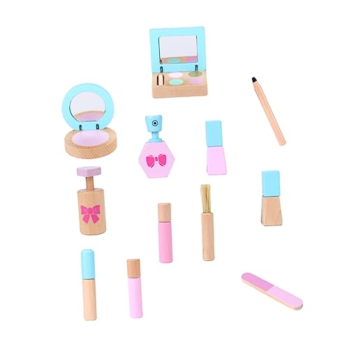 1 Satz Simulation Kosmetiktasche Mädchenspielzeug Kosmetiktasche Kinder für Kinder Kinderspielzeug Puppenhaus aus Holz Spielzeug für Kleinkinder Spielhaus Spielzeug Geschenk bilden von HOOTNEE