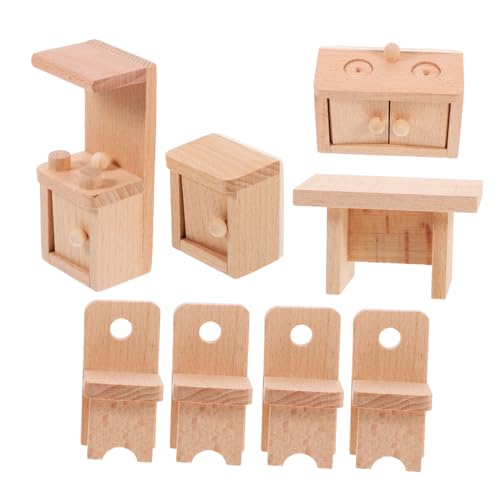 HOOTNEE Satz Mit Mini-hausmöbeln Puppenhaus-möbelzubehör Holz-modellspielzeug Für Puppenhausdekoration Puppenstubenmöbel Miniaturmöbel HOOTNEE Satz Mit Mini-hausmöbeln Puppenhaus-möbelzubehör Holz-modellspielzeug Für Puppenhausdekoration Puppenstubenmöbel Miniaturmöbel von HOOTNEE