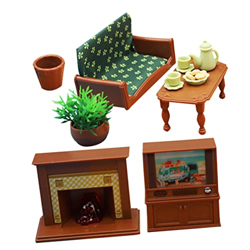 HOOTNEE 1 Set Simuliertes Wohnzimmersofa Fernsehgerät Mini Hausmöbel Mini Haus Wohnzimmerzubehör Rollenspiel Dekoration Puppenhauszubehör Puppenhausmöbel Kunststoff HOOTNEE 1 Set Simuliertes Wohnzimmersofa Fernsehgerät Mini Hausmöbel Mini Haus Wohnzimmerzubehör Rollenspiel Dekoration Puppenhauszubehör Puppenhausmöbel Kunststoff von HOOTNEE