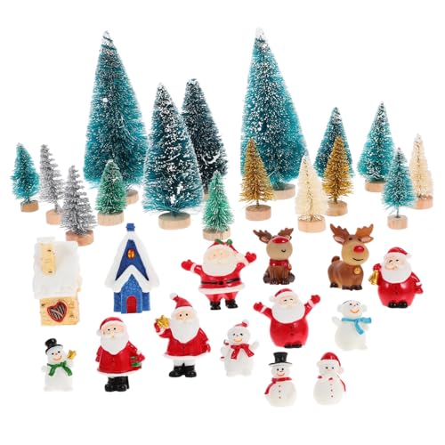 HOOTNEE 1satz Miniatur Weihnachtsfiguren Teiliges Für Weihnachtsdekoration Niedliche Mini-statuen Für Puppenhäuser Und Schreibtisch Foto-Requisiten Für Festliche Anlässe HOOTNEE 1satz Miniatur Weihnachtsfiguren Teiliges Für Weihnachtsdekoration Niedliche Mini-statuen Für Puppenhäuser Und Schreibtisch Foto-Requisiten Für Festliche Anlässe von HOOTNEE