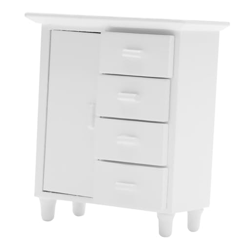 HOOTNEE 1 Stück Miniaturmöbel Dekorativer Mini Schrank für Puppenhaus Möbelstück für DIY Dekoration für Sicher und Detailreich HOOTNEE 1 Stück Miniaturmöbel Dekorativer Mini Schrank für Puppenhaus Möbelstück für DIY Dekoration für Sicher und Detailreich von HOOTNEE