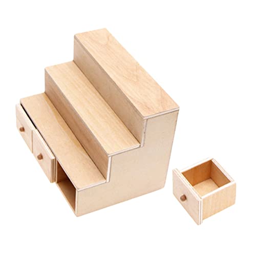 HOOTNEE 1 Stück Puppenhaus Dekoration Holz Vitrine für Süßigkeiten DIY Möbel Mikro Landschaften und Spielzeugmöbel für Freunde HOOTNEE 1 Stück Puppenhaus Dekoration Holz Vitrine für Süßigkeiten DIY Möbel Mikro Landschaften und Spielzeugmöbel für Freunde von HOOTNEE