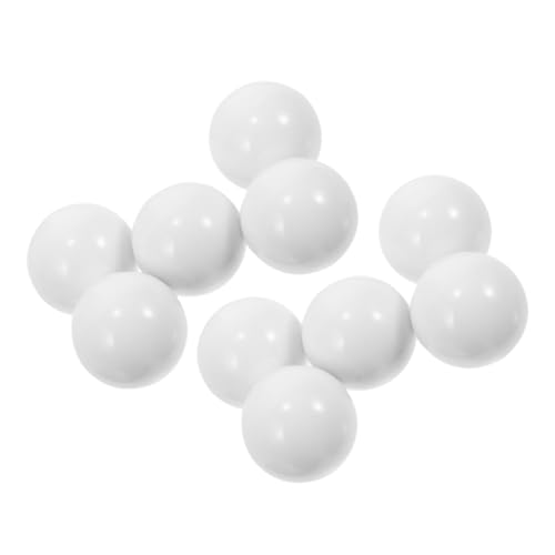 HOOTNEE 10 Roulette-ersatzkugeln: Roulette-ausrüstungszubehör – 14 Mm Mini-Kugeln Aus Acryl Für Tischspielräder, Sanftes Rollen Und Weißes Finish von HOOTNEE