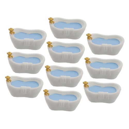 HOOTNEE 10 Stück Badewanne Teiliges Puppenhaus Zubehör Kreative und Niedliche Badewanne für DIY Puppenhäuser Charmante Miniaturmöbel für Badezimmer Dekoration HOOTNEE 10 Stück Badewanne Teiliges Puppenhaus Zubehör Kreative und Niedliche Badewanne für DIY Puppenhäuser Charmante Miniaturmöbel für Badezimmer Dekoration von HOOTNEE