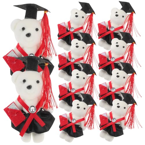 HOOTNEE 10 Stück Boshi Bärenstrauß Abschlussbären Puppen Bär Für Blumenstrauß Plüsch Abschlusspuppen Dekorative Bärenzubehör DIY Bärenpuppen Bärenspielzeug Ornament Abschluss Plüschtier HOOTNEE 10 Stück Boshi Bärenstrauß Abschlussbären Puppen Bär Für Blumenstrauß Plüsch Abschlusspuppen Dekorative Bärenzubehör DIY Bärenpuppen Bärenspielzeug Ornament Abschluss Plüschtier von HOOTNEE