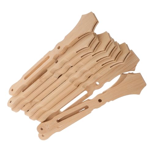 HOOTNEE 10 Stück Diy Handheld Fächer Sticks aus Fächer für Hochzeiten und Bastelprojekte Robuste und Diy Fan Herstellung für Hochzeitsfeiern und Kreative Dekorationen von HOOTNEE
