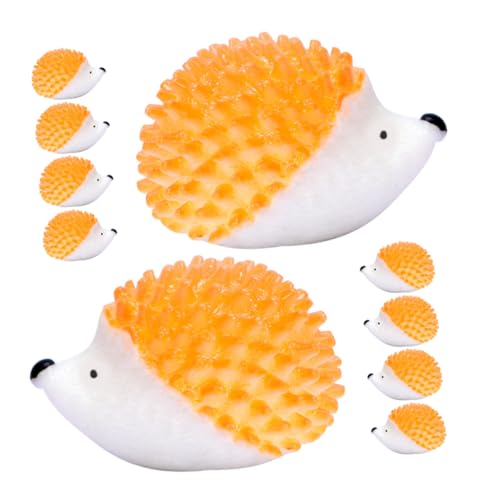 HOOTNEE 10 Stück Hedgehogdekorationszubehör Mini Igel-gartenstatue Eingetopft Kleine Figuren Kleine Igelstatue Miniatur Im Freien Dekorationen Klein Gartentierfiguren Figur Harz Orange HOOTNEE 10 Stück Hedgehogdekorationszubehör Mini Igel-gartenstatue Eingetopft Kleine Figuren Kleine Igelstatue Miniatur Im Freien Dekorationen Klein Gartentierfiguren Figur Harz Orange von HOOTNEE