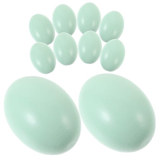 HOOTNEE 10 Stück Holzornamente für Ostern DIY Farbige Eier zum Malen Simulationseier für Kreative Bastelprojekte und Festliche Dekoration Zubehör für Ostern und Partys HOOTNEE 10 Stück Holzornamente für Ostern DIY Farbige Eier zum Malen Simulationseier für Kreative Bastelprojekte und Festliche Dekoration Zubehör für Ostern und Partys von HOOTNEE