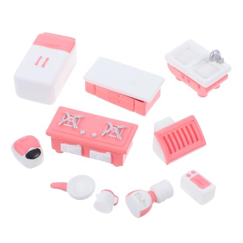 HOOTNEE 10 Stück Küchenzubehör Set Teiliges Puppenhaus Zubehör für Pfannen Kessel und Töpfen DIY Puppenhaus Dekoration HOOTNEE 10 Stück Küchenzubehör Set Teiliges Puppenhaus Zubehör für Pfannen Kessel und Töpfen DIY Puppenhaus Dekoration von HOOTNEE