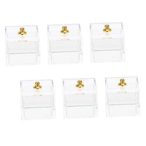 HOOTNEE 10 Stück Mini Simulations Schaukasten Ornament Kleine Miniatur Boxen Mini Puppenbehälter Süßigkeiten Mini Behälter Für Puppen Aufbewahrungsform Dekorative Miniatur Hülle HOOTNEE 10 Stück Mini Simulations Schaukasten Ornament Kleine Miniatur Boxen Mini Puppenbehälter Süßigkeiten Mini Behälter Für Puppen Aufbewahrungsform Dekorative Miniatur Hülle von HOOTNEE