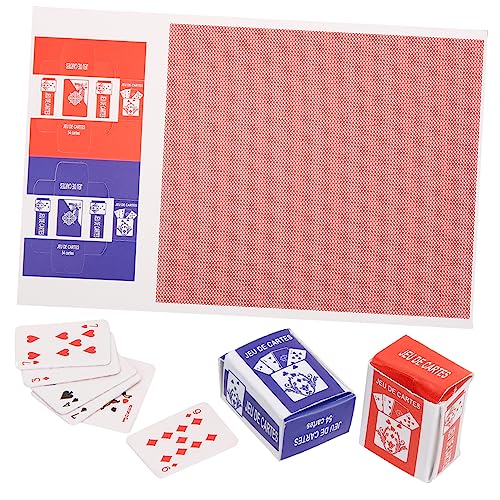 HOOTNEE 10 Stück Mini Spielkarten, Spielkarten, Spielzeug, Mini Spiel, Party, Puppenhaus, Bastelbedarf, Miniaturkarten, Kleines Kartenspiel, Puppenhaus Spielkarten, Miniatur HOOTNEE 10 Stück Mini Spielkarten, Spielkarten, Spielzeug, Mini Spiel, Party, Puppenhaus, Bastelbedarf, Miniaturkarten, Kleines Kartenspiel, Puppenhaus Spielkarten, Miniatur von HOOTNEE