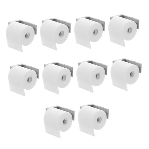 HOOTNEE Puppenhaus Miniatur Toilettenpapierrollenhalter Satz Mit 10 Teilen Badzubehör Aus Kunststoff Für Spielzeug Puppenhausmöbel HOOTNEE Puppenhaus Miniatur Toilettenpapierrollenhalter Satz Mit 10 Teilen Badzubehör Aus Kunststoff Für Spielzeug Puppenhausmöbel von HOOTNEE