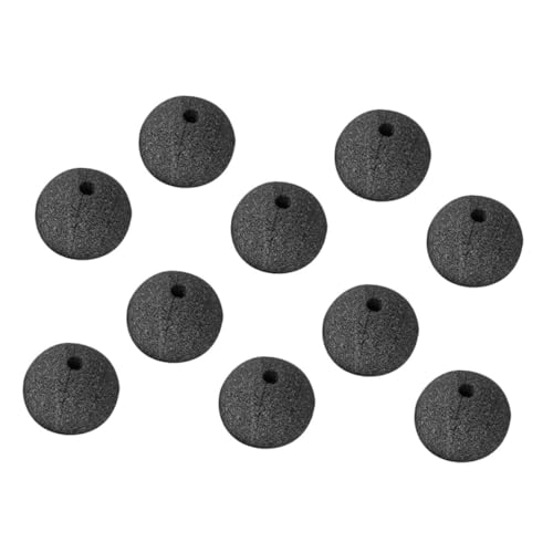 HOOTNEE 10 Stück Schwarze Clownsnasen Ersatznasen für Kinderkostüme Vielseitiges Zubehör für Karneval Halloween und Bühnenauftritte Perfektes Cosplay Accessoire HOOTNEE 10 Stück Schwarze Clownsnasen Ersatznasen für Kinderkostüme Vielseitiges Zubehör für Karneval Halloween und Bühnenauftritte Perfektes Cosplay Accessoire von HOOTNEE