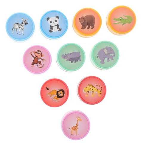 HOOTNEE 10-teiliges Stempelset für Jungen und Mädchen mit Tiermotiven Pädagogisches Stempelset für Das Klassenzimmer Selbstfärbende Stempel Macaron-Stempel Aus Kunststoff für Jungen und Mädchen HOOTNEE 10-teiliges Stempelset für Jungen und Mädchen mit Tiermotiven Pädagogisches Stempelset für Das Klassenzimmer Selbstfärbende Stempel Macaron-Stempel Aus Kunststoff für Jungen und Mädchen von HOOTNEE