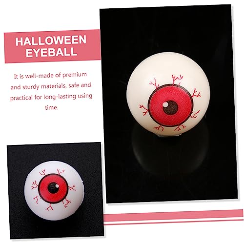 HOOTNEE 10 Stück Teiliges Halloween Deko mit Realistischen Plastik Augenbällen Gruselige Eyeball Party Dekorationen Bruchfest und Vielseitig für Haus Büro Schule und Horror Events von HOOTNEE