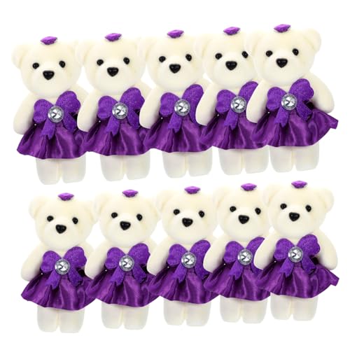 HOOTNEE 10 Stück Teiliges Plüschbär Dekoration für Hochzeiten Kuscheltier für Blumensträuße Valentinstag Sofa und Süße Bärenfiguren Dekoration HOOTNEE 10 Stück Teiliges Plüschbär Dekoration für Hochzeiten Kuscheltier für Blumensträuße Valentinstag Sofa und Süße Bärenfiguren Dekoration von HOOTNEE
